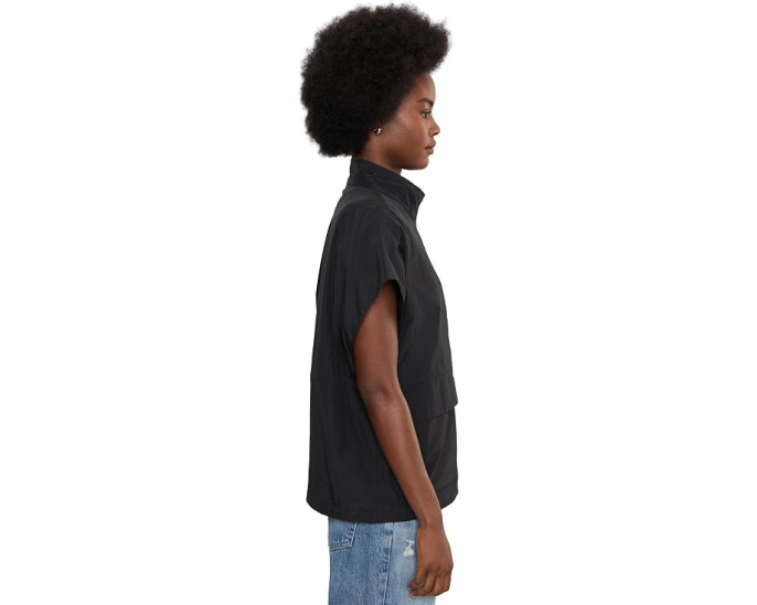 Жилет Eileen Fisher Light Cotton Nylon с высоким воротником