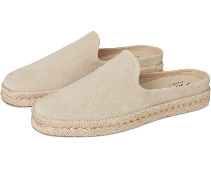 Мюли TOMS Santiago с верхом из замши и стелькой CloudBound