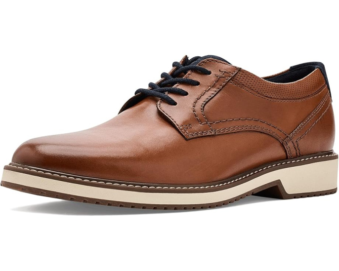Кеды Rockport Criss из черной кожи с перфорацией