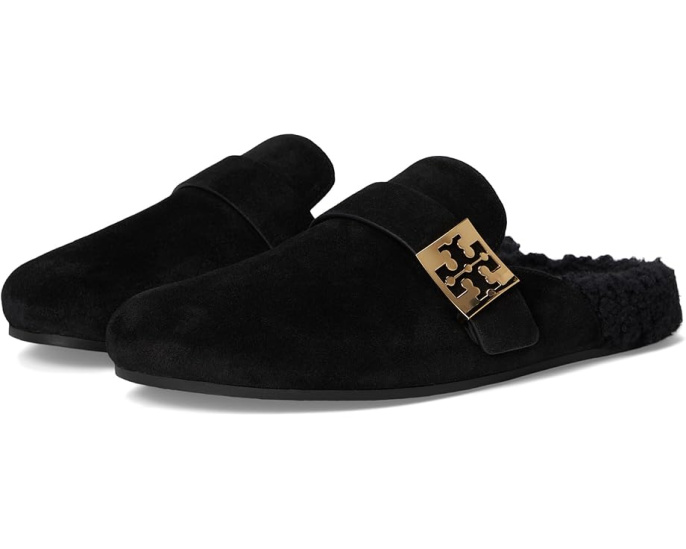 Мюли Mellow с подкладкой из овчины и ремешком Tory Burch