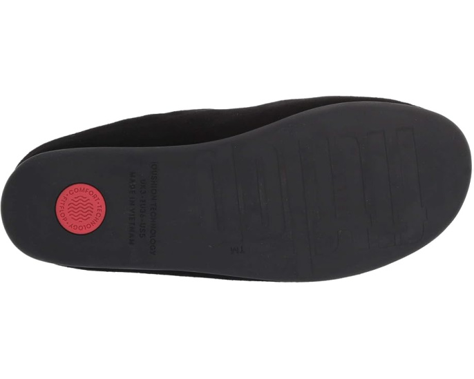 FitFlop тапочки Chrissie из замши с эффектной подошвой
