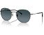 Солнцезащитные очки Ray-Ban 0RB3809 с металлической овальной оправой