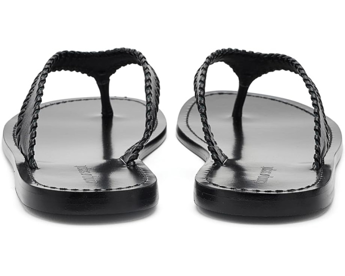 Jessica Leather Sandals от Cinq à Sept кожаные сандалии на плоском ходу