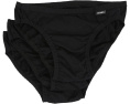 Jockey трусы бикини Elance 3 шт черные