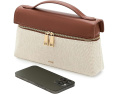 Сумка Thea Top Handle от JW PEI с коричневым канвасом