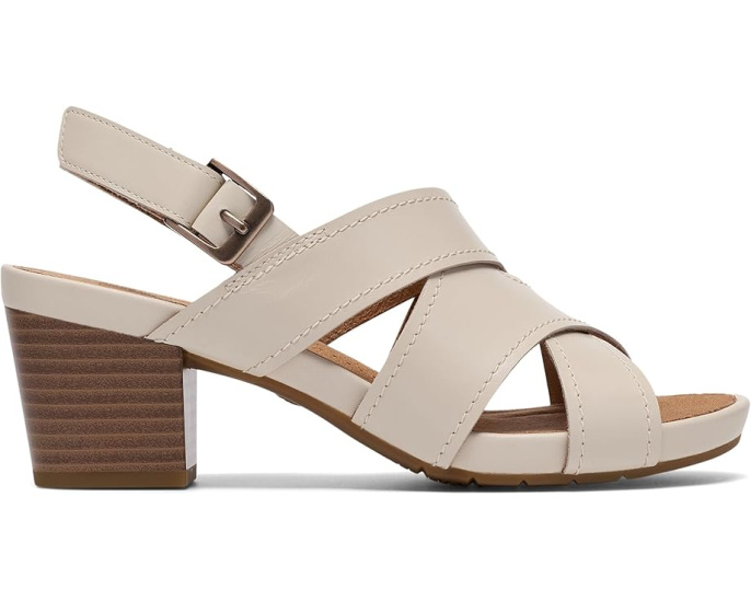 Сандалии Kymber Shine от Clarks с каблуком-столбиком