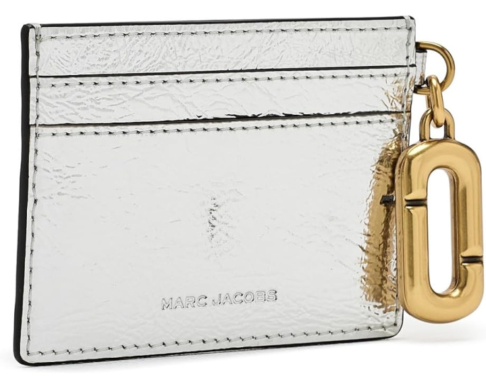 Картхолдер Marc Jacobs Metallic Scene с металлическим блеском