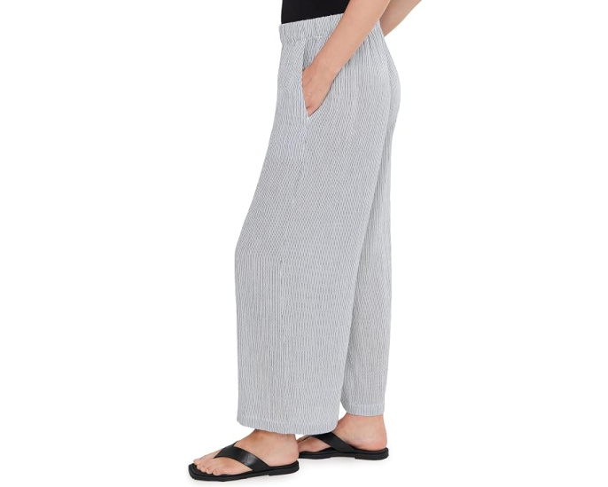 Брюки Eileen Fisher из полосатого органического хлопка