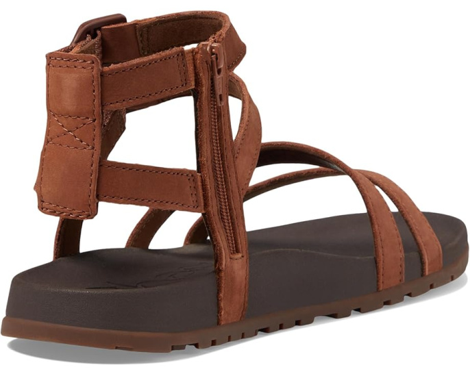 Высокие сандалии Chaco Lowdown Leather Strappy High из мягкой замши