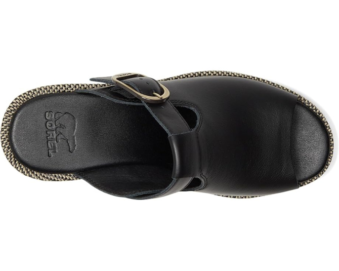 Сандалии SOREL Sunpeak Wedge Slide с мысом пепе и каблуком-клин