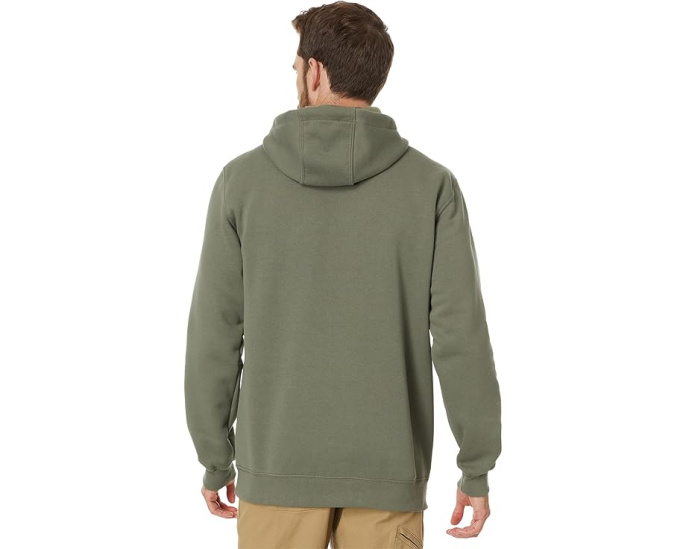 Свободный худи Carhartt Loose Fit Midweight с графическим рукавом