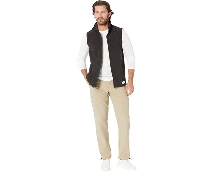 Helly Hansen Paramount Softshell Vest с подкладкой из флиса и карманами на молнии