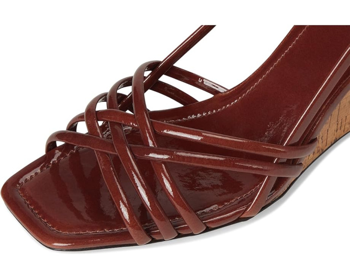 Босоножки Tory Burch Multi Strap Wedge Sandals 75mm на платформе с ремешками