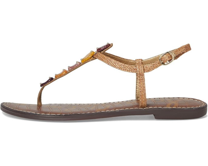 Кожаные сандалии Sam Edelman Gigi Stone с декором из камней