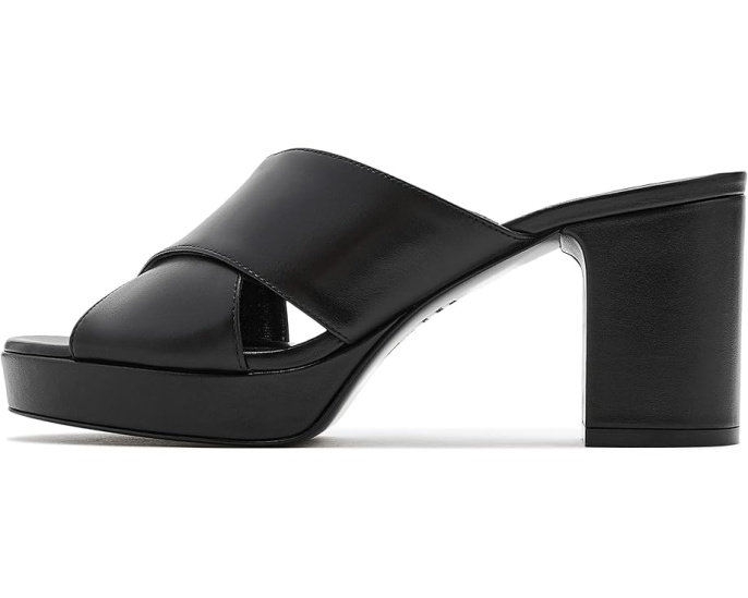 Stuart Weitzman Dayna Platform Slide босоножки на платформе черные