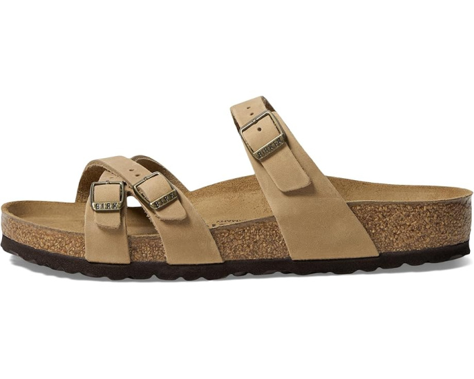 Сандалии Franca Oiled Leather на кожаной подошве Birkenstock
