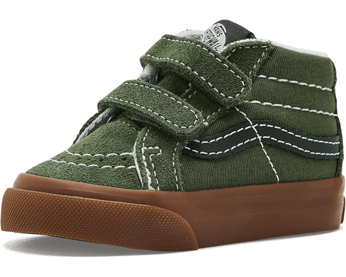 Кроссовки Vans Sk8-mid Reissue V для малышей с двойной липучкой