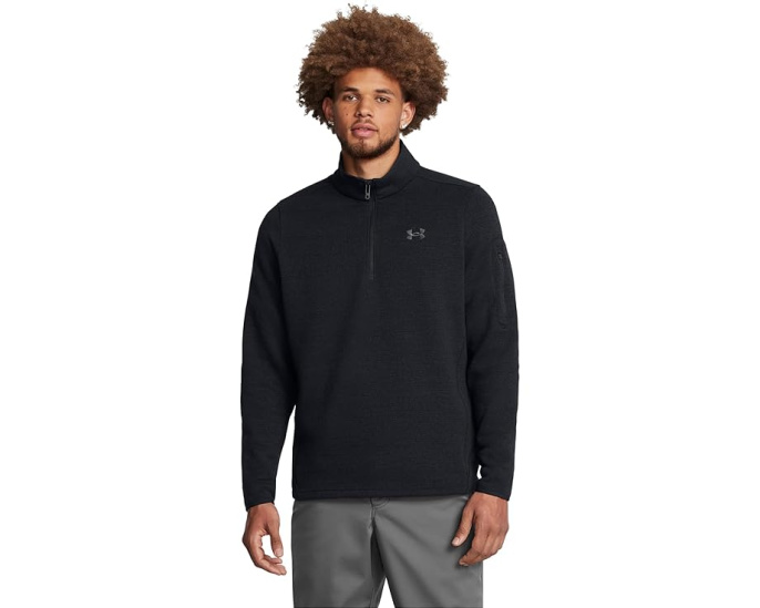 Толстовка Under Armour Specialist 1/4 Zip из эластичной ткани с воротником стойкой