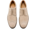 Оксфорды A.Veer Ellis Wingtip из замши с мысом