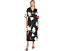 Natori Кафтан Kami Caftan с принтом черный