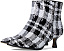 Ботильоны Blue by Betsey Johnson Louisa на небольшом каблуке с клетчатым узором