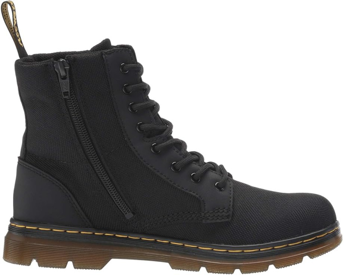 Детские ботинки Dr. Martens Combs Y с восемью люверсами и боковой молнией