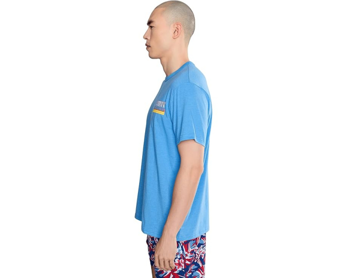 Chubbies футболка Heck Yes Brother с принтом Синий