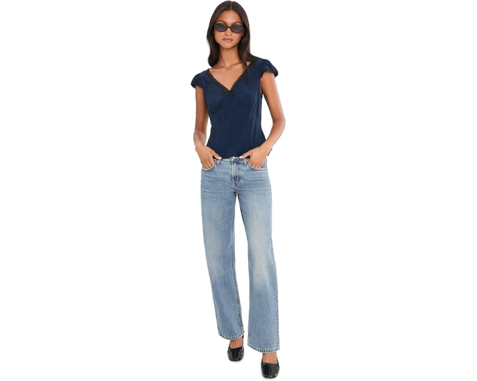 Джинсы Low Rise Loose в стиле Solstice Madewell
