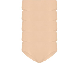 Набор из 5 классических бикини Solid Bikini от Commando из микрофибры без видимых линий