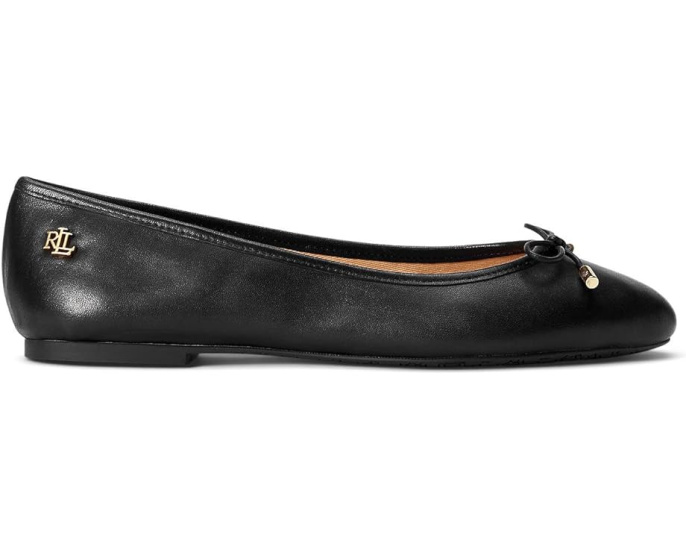 Балетки Jayna Flat от Lauren Ralph Lauren с бантом и металлическими деталями