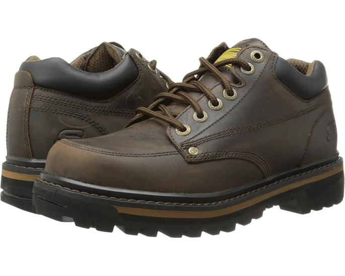 Ботинки Skechers Mariner с кожаным верхом и шнуровкой