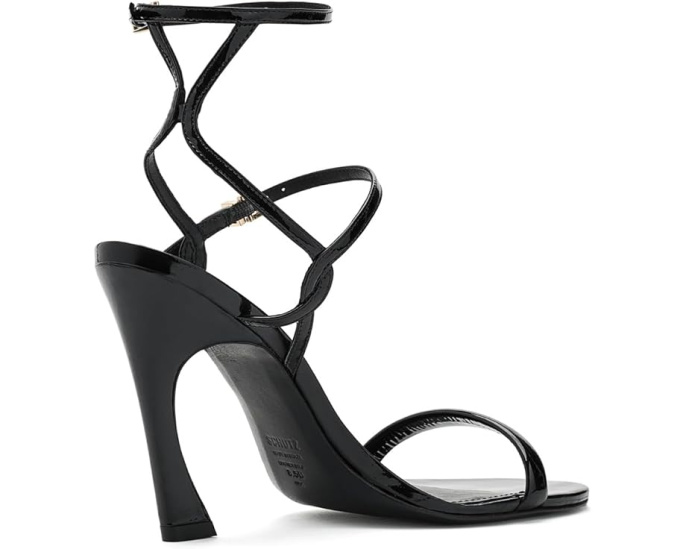 Босоножки-лодочки Schutz Carly на каблуке из лакированной кожи