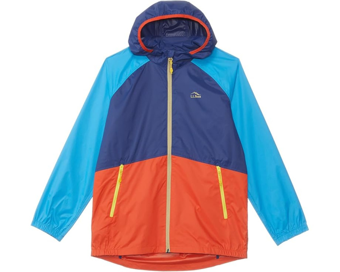 Ветровка L.L.Bean Wind and Rain для детей с капюшоном и водоотталкивающей пропиткой