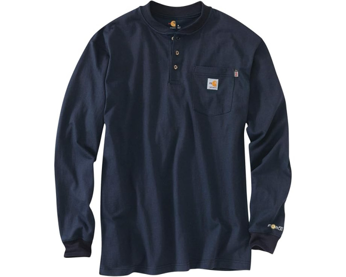 Огнестойкая фланелевая рубашка Henley Carhartt Big & Tall