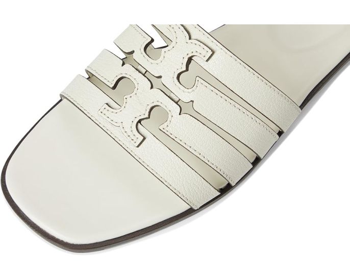 Сандалии Tory Burch Ines Cage Slides с плетеным верхом в стиле кейдж