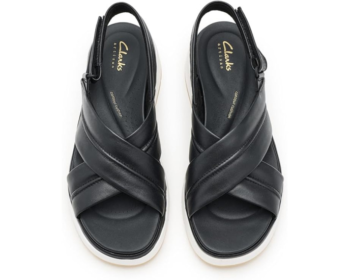 Сандалии Clarks Tuscan Cross с ремешками и гибкой подошвой ЭВА
