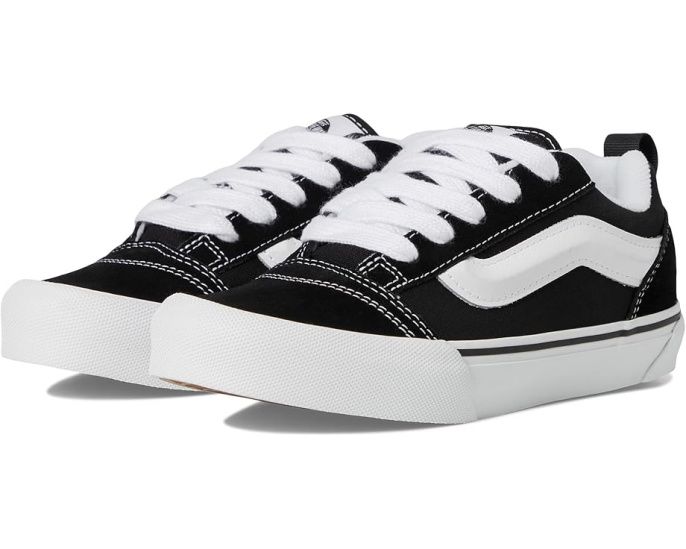 Кроссовки Vans Kids Knu Skool для подростков из замши и холста