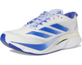 Adidas adiZero Boston 12 кроссовки для бега в белом с синими акцентами