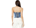Топ Blank NYC Own It Denim Bustier из денима с застежкой на молнию