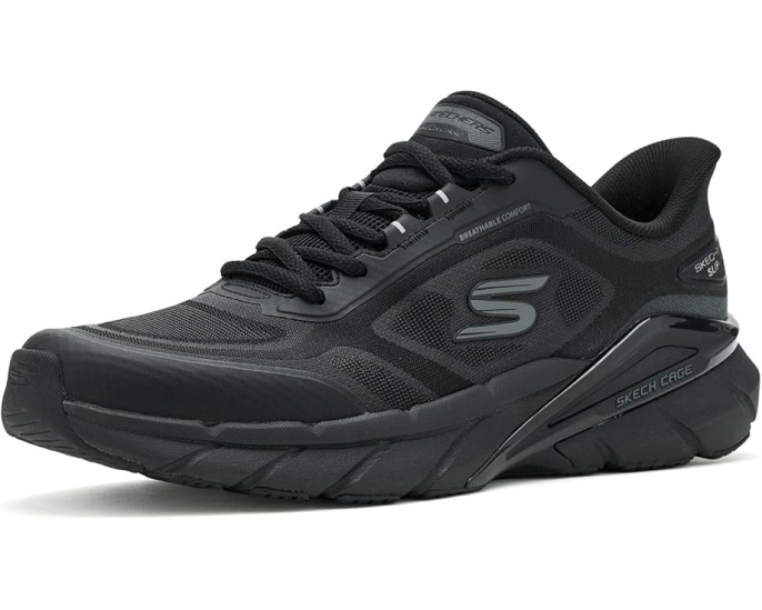 Слипоны SKECHERS Skech Cage Hands Free с сетчатым верхом