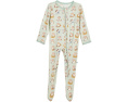 Комбинезон Print Footie с двухсторонней молнией для малышей от Kickee Pants