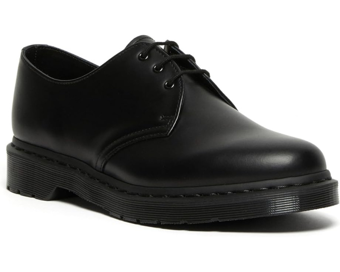 Оксфорды Dr. Martens 1461 3-Tie с классическим силуэтом и амортизирующей подошвой