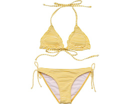 Подростковый бикини-треугольник Snapper Rock Sunshine Stripe для больших детей