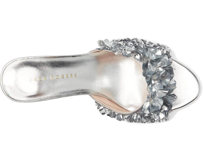 Сандалии Crown Sequin с пайетками и кожаной подошвой Jack Rogers