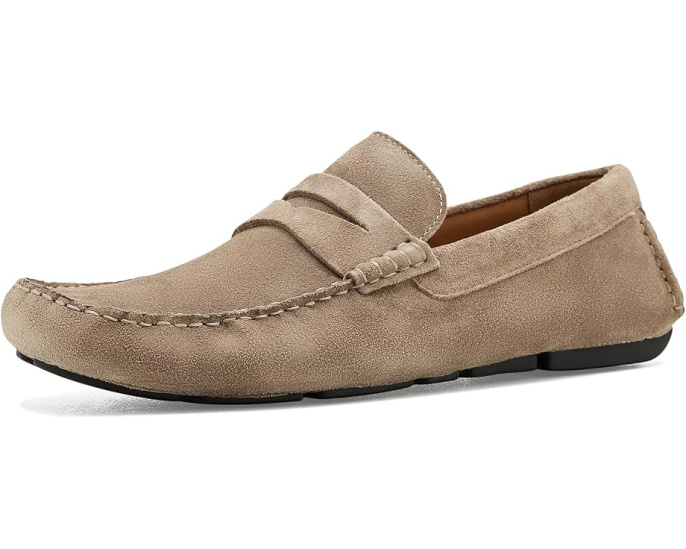 Brooks Brothers лоферы Jefferson из замши