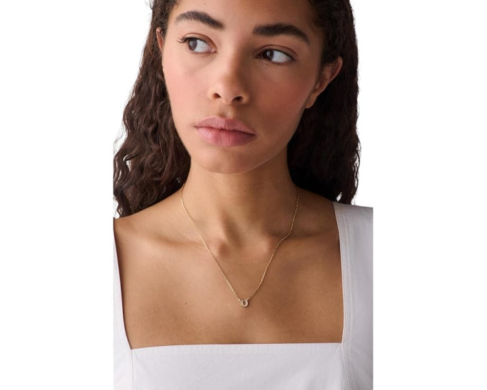 Подвеска You're A Gem Pave Horseshoe от Kate Spade New York с кубическим цирконием