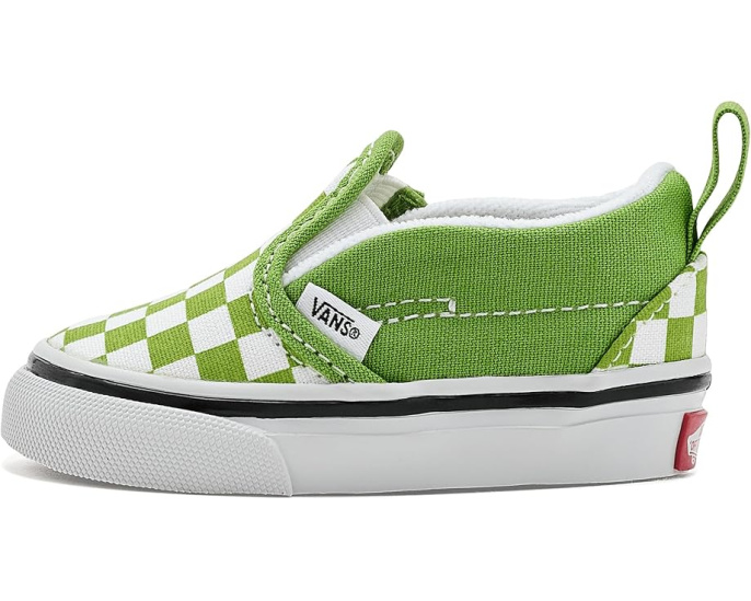 Кеды Vans Slip-On V для малышей с принтом на парусине