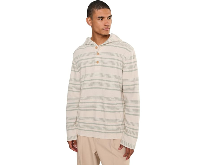 Faherty худи Oasis Hoodie с полоской Sage Creek