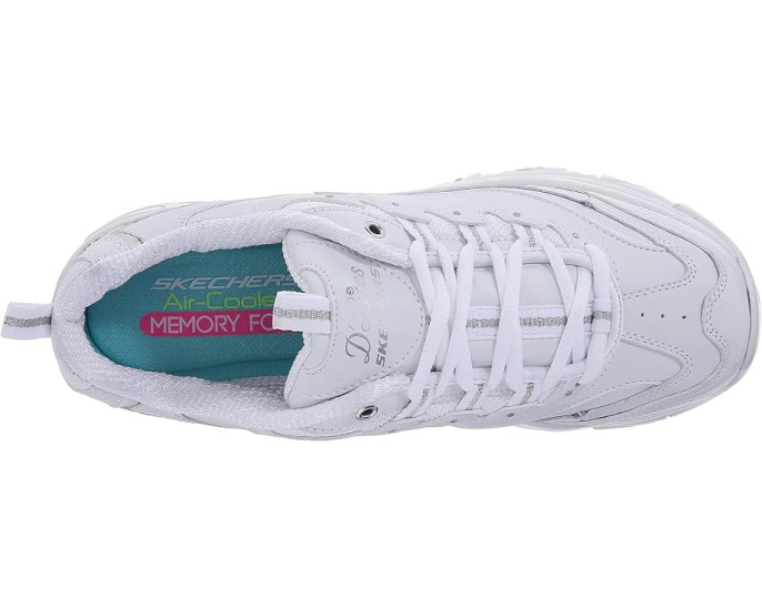 Кроссовки Skechers D'Lites Fresh Start из кожи на шнуровке