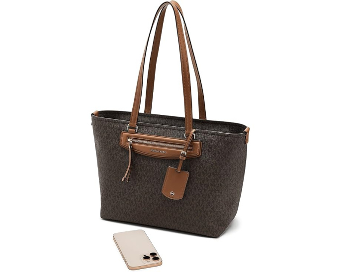 Сумка-тоут MICHAEL Michael Kors Jet Set Travel Medium East West с верхней молнией